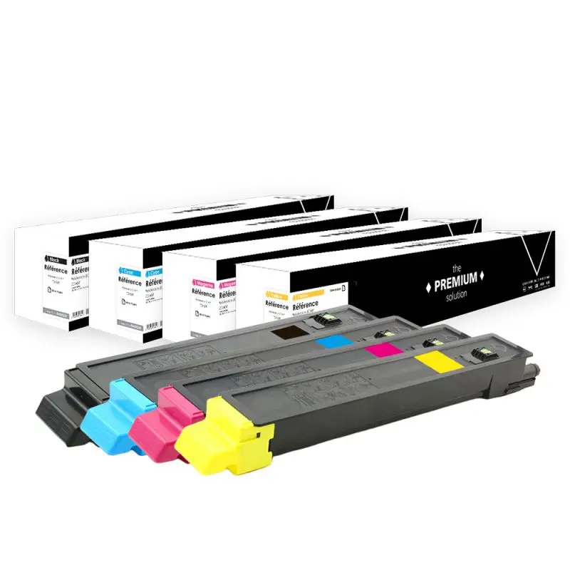 Kyocera Mita TK-895 Toner Pack 4 Couleurs compatible équivalent à 1T02K00NL0, 1T02K0CNL0, 1T02K0BNL0