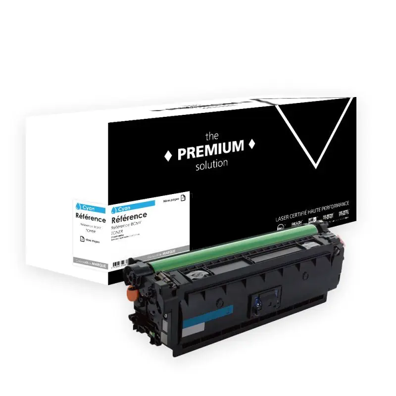 HP 651A Toner Cyan compatible équivalent à CE341A
