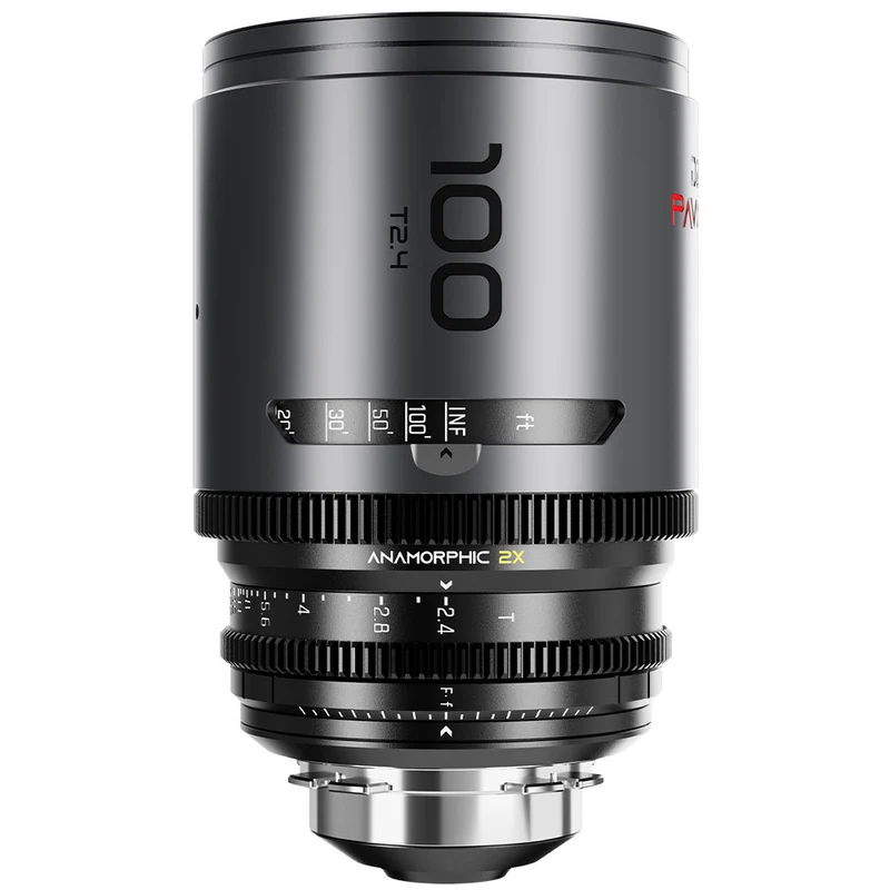 Pavo 100mm T2.4 2X Anamorphique PL/EF (Revêtement Neutre)