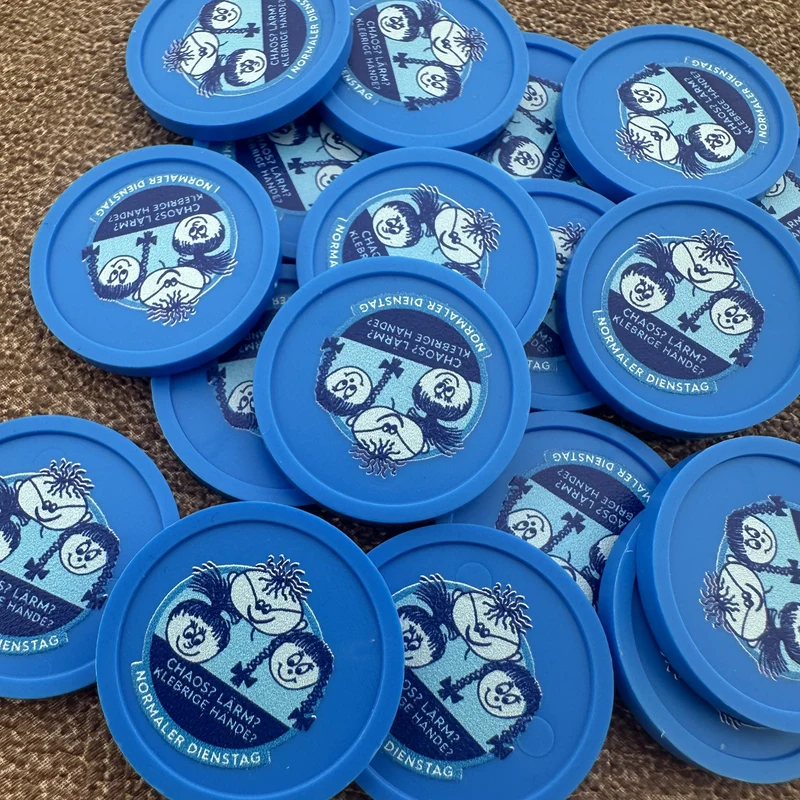 Jetons monnayeur personnalisés format 0,50 € - 100 pièces