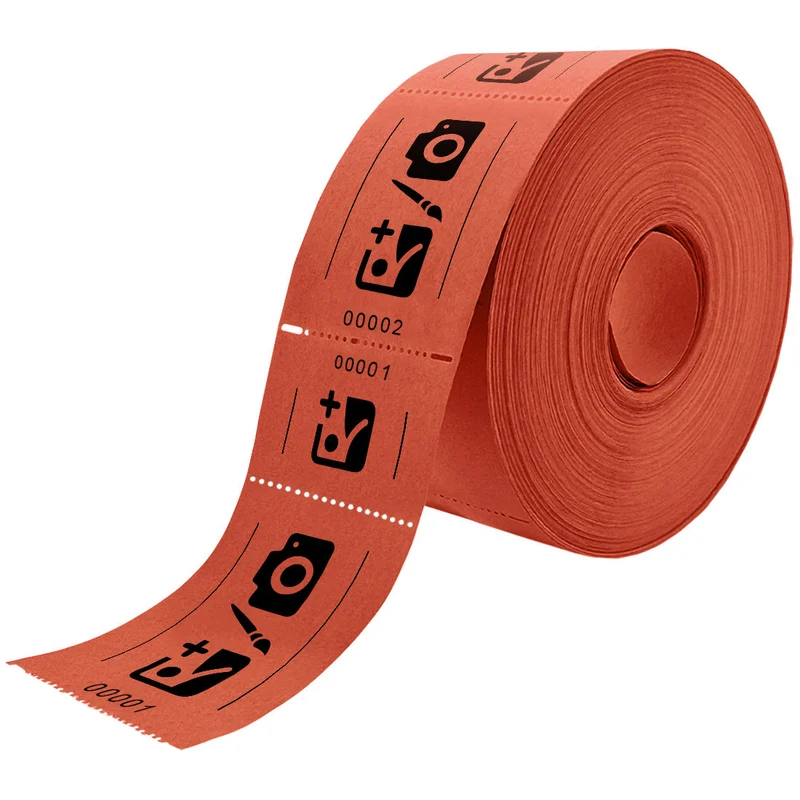 Tickets d'entrée personnalisés sur rouleau - 114 x 60 mm - 1000 tickets