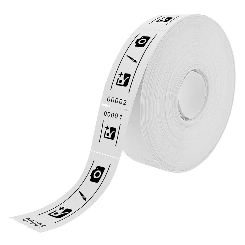 Tickets d'entrée personnalisés sur rouleau - 114 x 30 mm - 1000 tickets