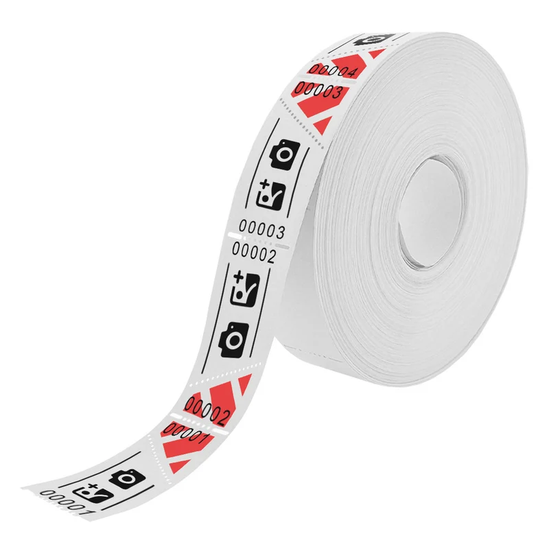 Tickets d'entrée personnalisés sur rouleau - 57 x 30 mm - 1000 tickets
