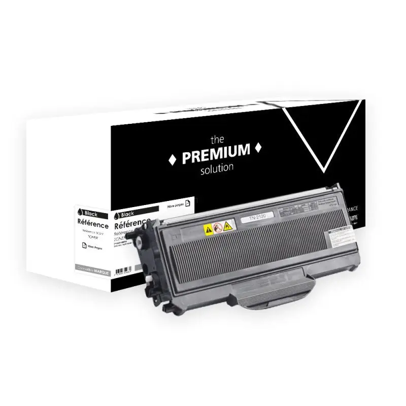 Brother TN-2120 Toner Noir compatible équivalent à TN-2110, 2115, 2120