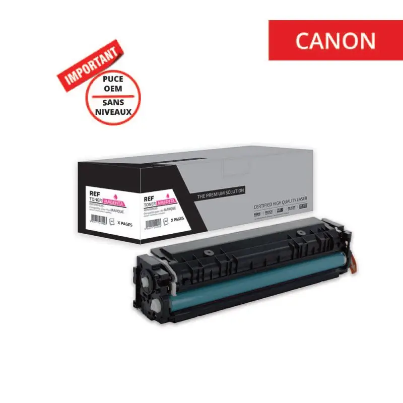 Canon 067H Toner Magenta compatible puce OEM équivalent à 5104C002
