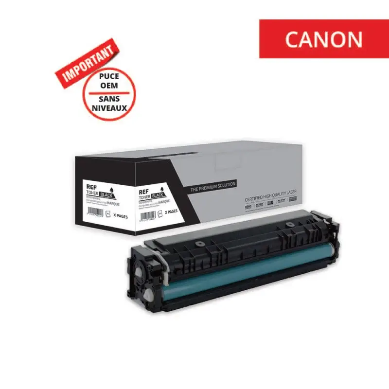 Canon 067H Toner Noir compatible puce OEM équivalent à 5106C002