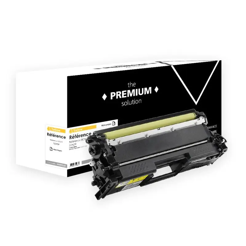 Brother TN-821 Toner Jaune compatible équivalent à TN821XLY